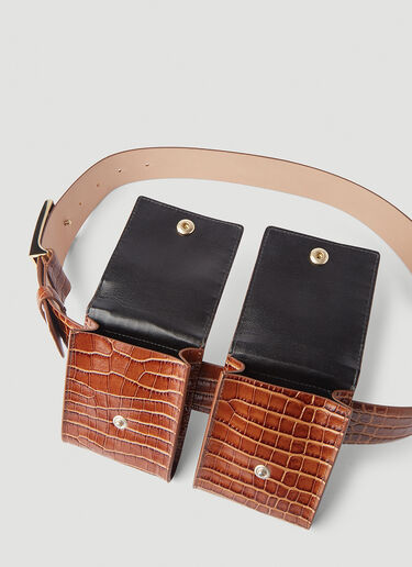 Max Mara [오리오네] 벨트 백 브라운 max0245020
