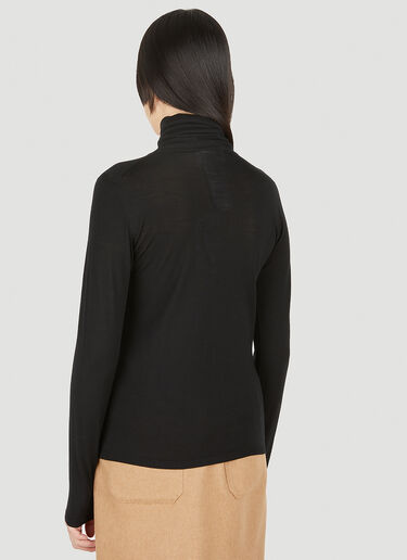 Max Mara 살루토 롤넥 스웨터 블랙 max0250017