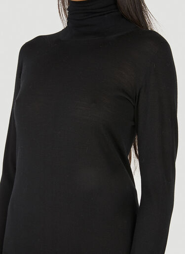 Max Mara 살루토 롤넥 스웨터 블랙 max0250017