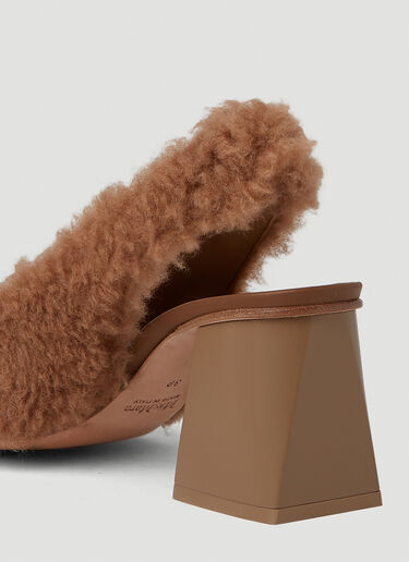 Max Mara 클라렉 테디 슬링백 힐 카멜 max0250048