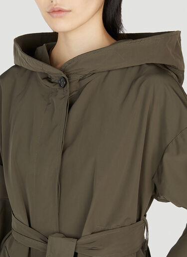 Max Mara 벨티드 트렌치 코트 Khaki max0251040