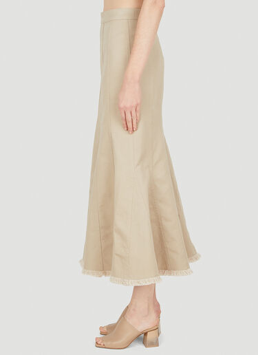 Max Mara 아치아요 로 헴 스커트 베이지 max0252008