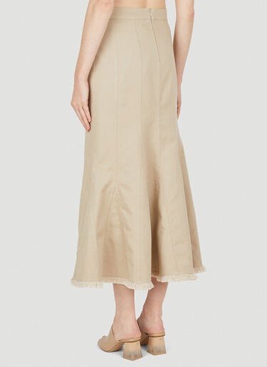Max Mara 아치아요 로 헴 스커트 베이지 max0252008