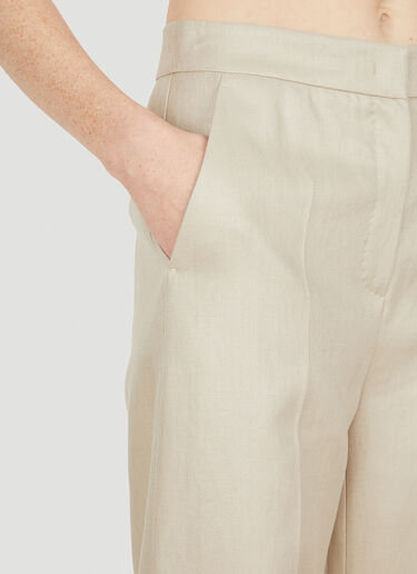 Zarelia Linen Pants Max Mara Zarelia Linen Pants Beige max0252010