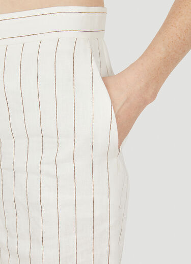 Popoli Stripe Pants Max Mara Popoli Stripe Pants White max0252019