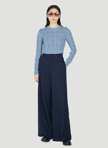 Max Mara 스핑크스 스웨터 라이트 블루 max0252044