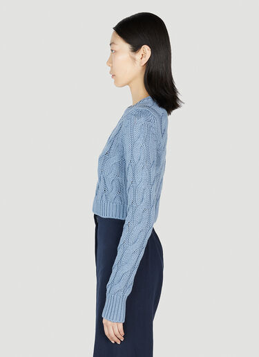 Max Mara 스핑크스 스웨터 라이트 블루 max0252044