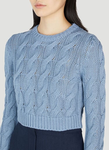 Max Mara 스핑크스 스웨터 라이트 블루 max0252044