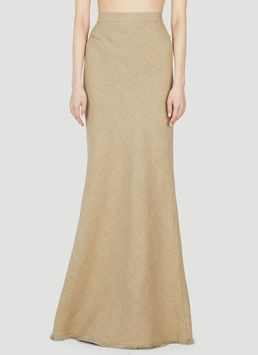 Max Mara 가비아 맥시 스커트 베이지 max0252049