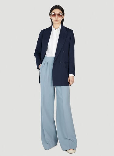 밈마 와이드 레그 팬츠 Max Mara 밈마 와이드 레그 팬츠 라이트 블루 max0252059