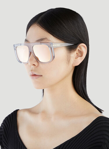 Max Mara 스퀘어 프레임 선글라스 그레이 max0252069