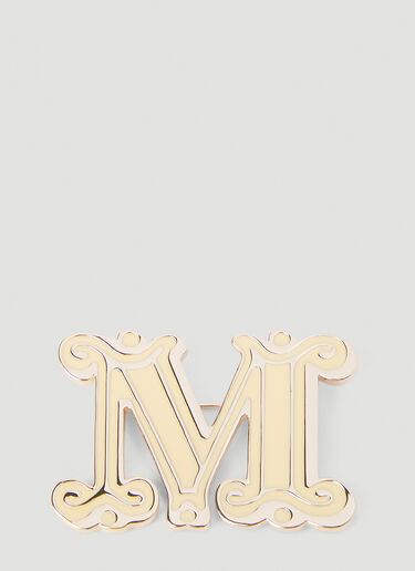 모노그램 브로치 Max Mara 모노그램 브로치 골드 max0252070