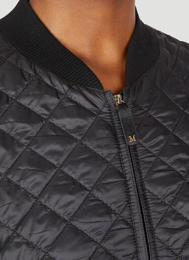Max Mara 마야 퀼티드 재킷 블랙 max0253003