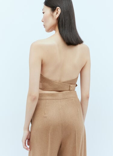 울 뷔스티에 탑 Max Mara 울 뷔스티에 탑 카멜 max0254065