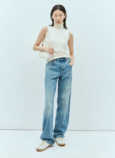 Sleeveless Cashmere Crop Top Max Mara Sleeveless Cashmere Crop Top Cream max0255025