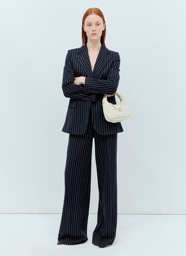 핀스트라이프 블레이저 Max Mara 핀스트라이프 블레이저 네이비 max0255028