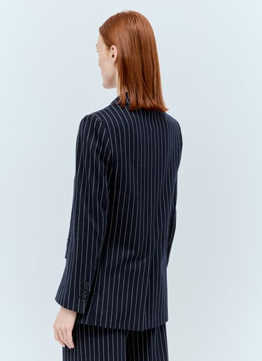 핀스트라이프 블레이저 Max Mara 핀스트라이프 블레이저 네이비 max0255028