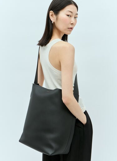 미디엄 아르케티포 쇼핑백 Max Mara 미디엄 아르케티포 쇼핑백 블랙 max0255031