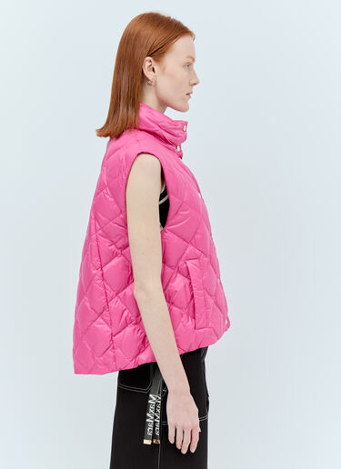 Water-Resistant Canvas Gilet Max Mara Water-Resistant Canvas Gilet Pink max0255052
