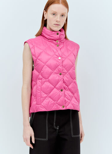 Water-Resistant Canvas Gilet Max Mara Water-Resistant Canvas Gilet Pink max0255052