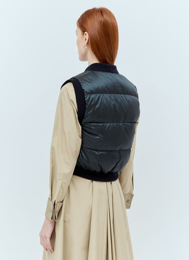 크롭 다운 베스트 Max Mara 크롭 다운 베스트 네이비 max0255053