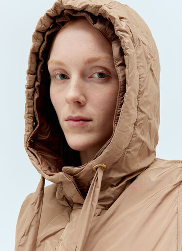 Max Mara 리버서블 후드 질레  브라운 max0255054