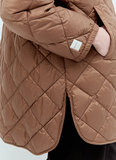 Water-Resistant Canvas Jacket Max Mara Water-Resistant Canvas Jacket Brown max0255055