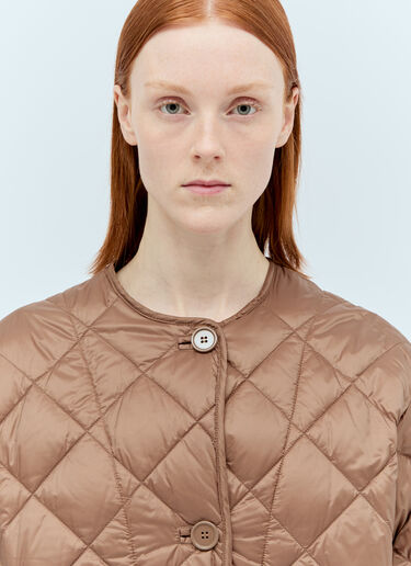 Water-Resistant Canvas Jacket Max Mara Water-Resistant Canvas Jacket Brown max0255055