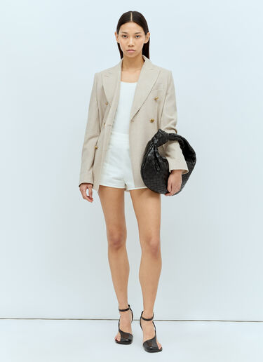 Max Mara 골지 마감 탱크탑  화이트 max0256004