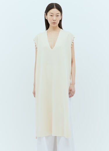 Knitted Midi Dress Max Mara Knitted Midi Dress Cream max0256007