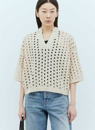 Max Mara 박시 스웨터 베이지 max0256020