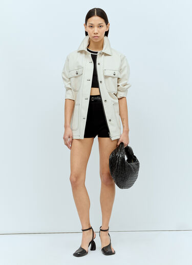 Max Mara 드릴 재킷 화이트 max0256026