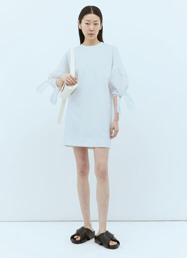 포플린 티셔츠 원피스 Max Mara 포플린 티셔츠 원피스 화이트 max0256029