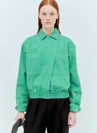 Drill Cropped Jacket Max Mara Drill Cropped Jacket Green max0256053