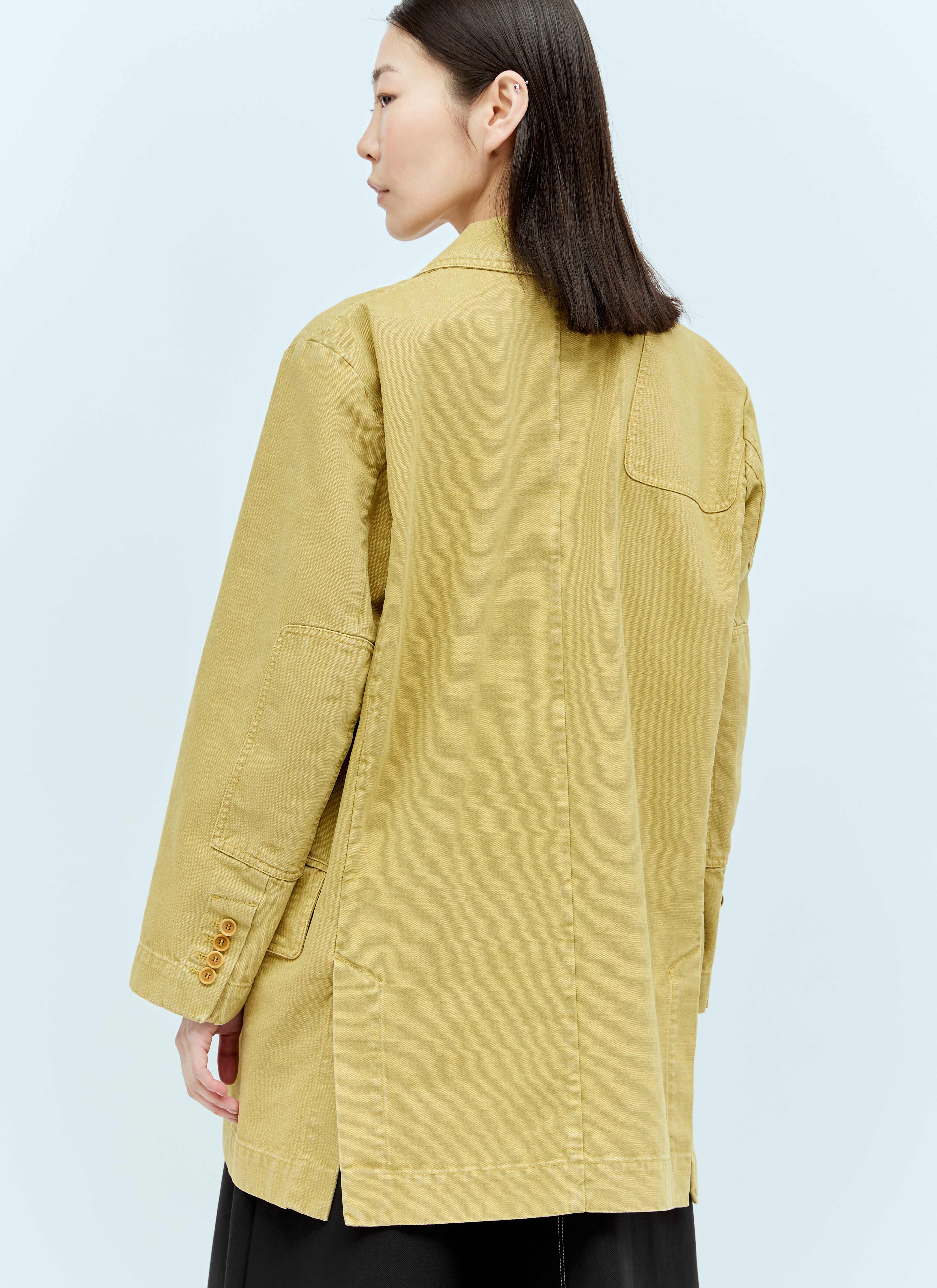ジャケット MAX MARA Oversized Canvas Blazer Olimpia Jacket in stretch canvas Max Mara Beige | Grifo210