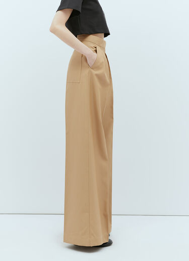 Max Mara 테일러드 캔버스 팬츠 카멜 max0256058