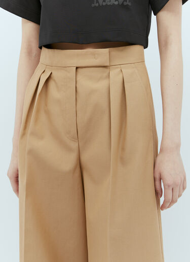 Max Mara 테일러드 캔버스 팬츠 카멜 max0256058