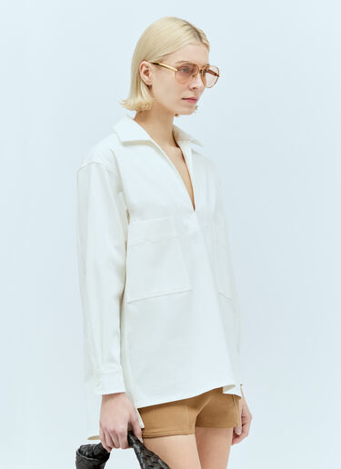 오버사이즈 포플린 셔츠 Max Mara 오버사이즈 포플린 셔츠 화이트 max0256062