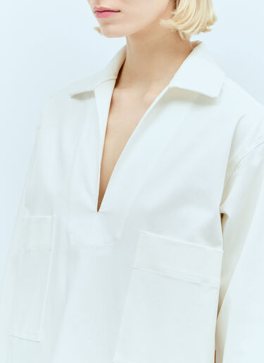 오버사이즈 포플린 셔츠 Max Mara 오버사이즈 포플린 셔츠 화이트 max0256062