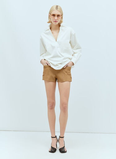 오버사이즈 포플린 셔츠 Max Mara 오버사이즈 포플린 셔츠 화이트 max0256062