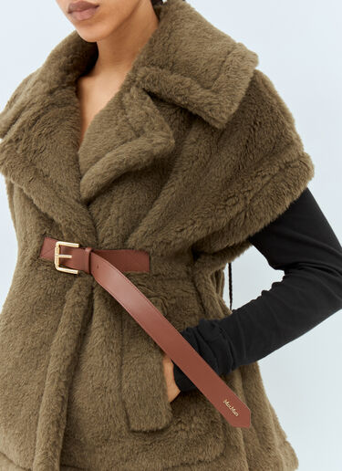 테디 패브릭 쇼트 케이프 Max Mara 테디 패브릭 쇼트 케이프 그린 max0258019