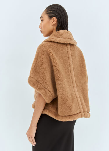 테디 패브릭 박시 케이프 Max Mara 테디 패브릭 박시 케이프 베이지 max0258021