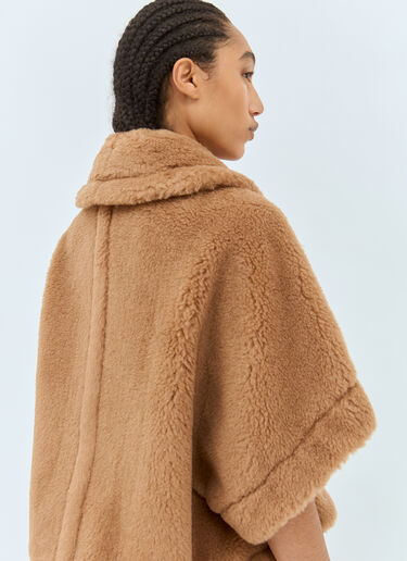 테디 패브릭 박시 케이프 Max Mara 테디 패브릭 박시 케이프 베이지 max0258021