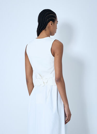 Cotton Waistcoat Max Mara Cotton Waistcoat White max0260010