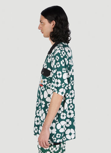 Marni x Carhartt 花卉印花衬衫 绿色 mca0150007