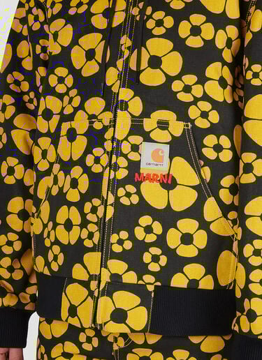 花卉印花连帽夹克 Marni x Carhartt 花卉印花连帽夹克 黄色 mca0150011