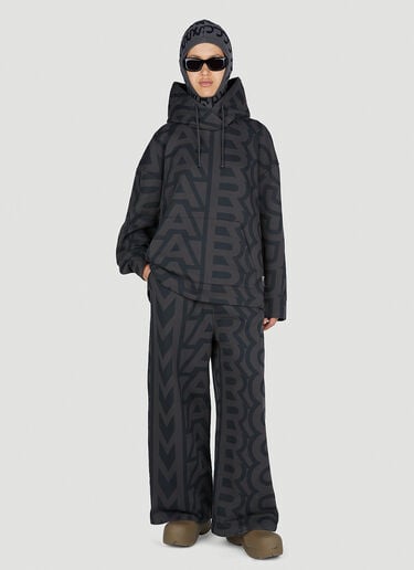 Marc Jacobs Monogram Oversized Hooded Sweatshirt Black mcj0251002
