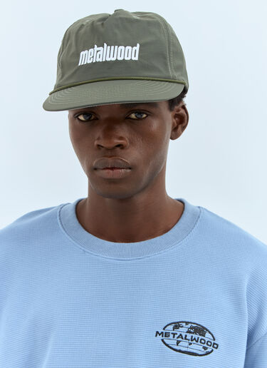 Metal Logo Baseball Cap Metalwood Studio Metal Logo Baseball Cap Green met0156008