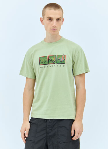 Metalmorphosis T-Shirt Metalwood Studio Metalmorphosis T-Shirt Green met0156013