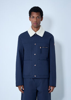 Moncler x Gilga Farm by Donald Glover Kishus Shirt Jacket Navy mgf0162001